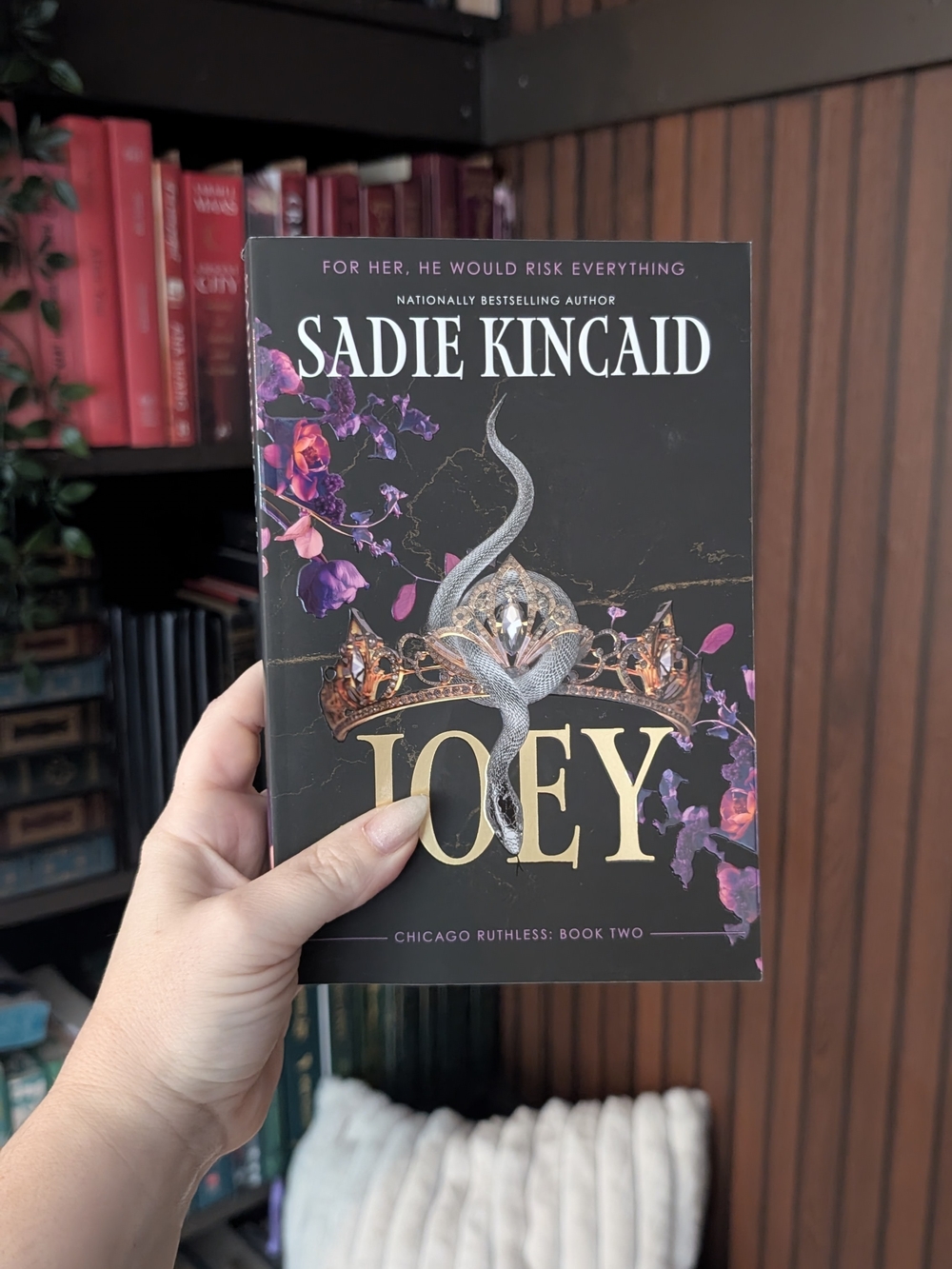 Joey Book - Black & Purple Cover